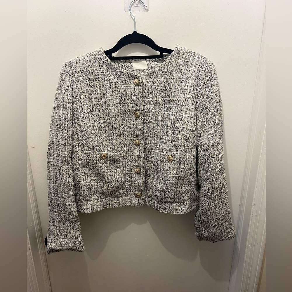 H&M BOUCLE JACKET